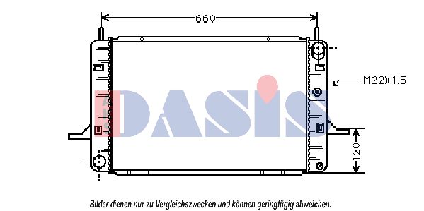 AKS DASIS Radiaator,mootorijahutus 090890N